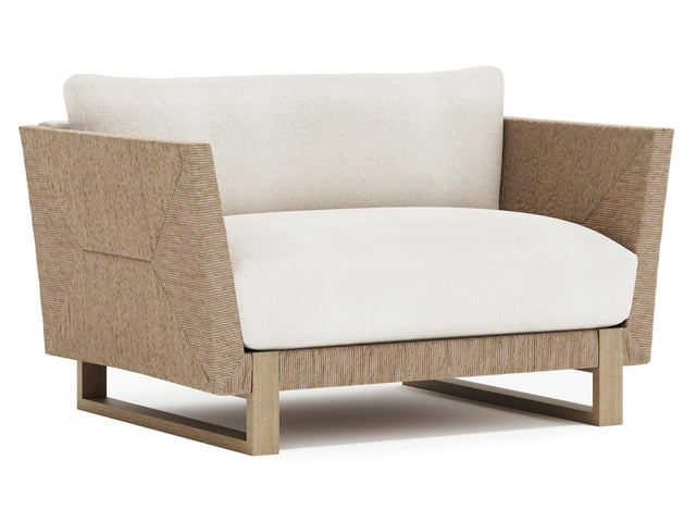 Praia Sea Oat/Hazelnut/White/Cream Outdoor Chair - Ornate Home