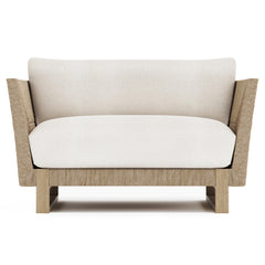 Praia Sea Oat/Hazelnut/White/Cream Outdoor Chair - Ornate Home