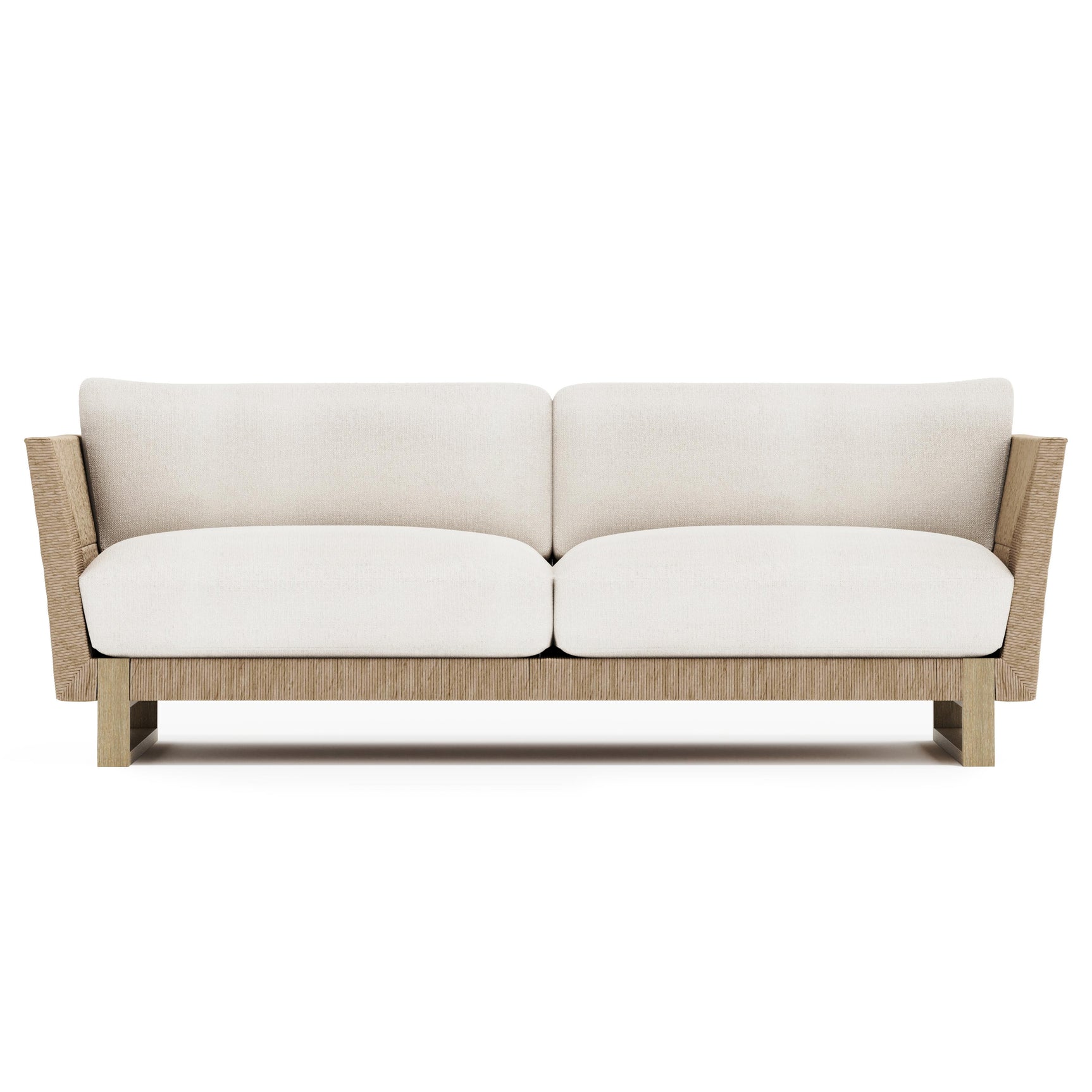 Praia Sea Oat/Hazelnut/White/Cream Outdoor Sofa - Ornate Home