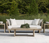 Praia Sea Oat/Hazelnut/White/Cream Outdoor Sofa - Ornate Home