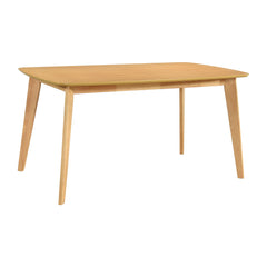 Pratter Natural Oak 5-Piece Dining Table Set - Ornate Home