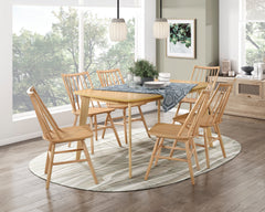 Pratter Natural Oak Dining Table - Ornate Home