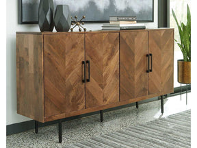 Prattville Brown Accent Cabinet (Online Special Price) - Ornate Home