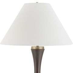 Pravin Black/Bronze Dark Wood Floor Lamp - Ornate Home