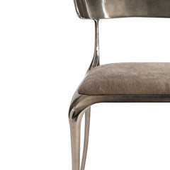 Pravo Light Bronze/Light Warm Taupe Side Chair - Ornate Home