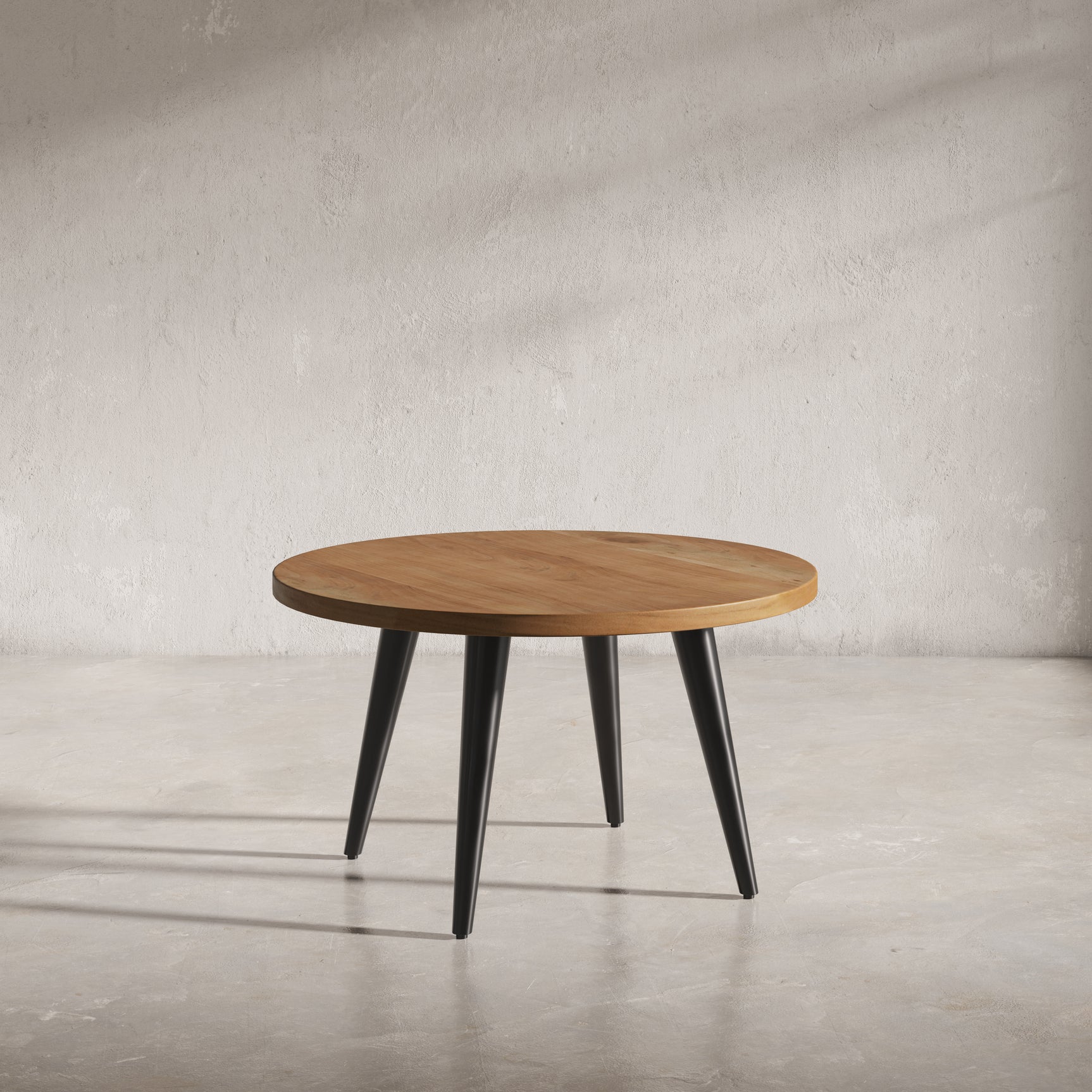 Prelude Suede Round Cocktail Table - Ornate Home