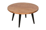 Prelude Suede Round Cocktail Table - Ornate Home