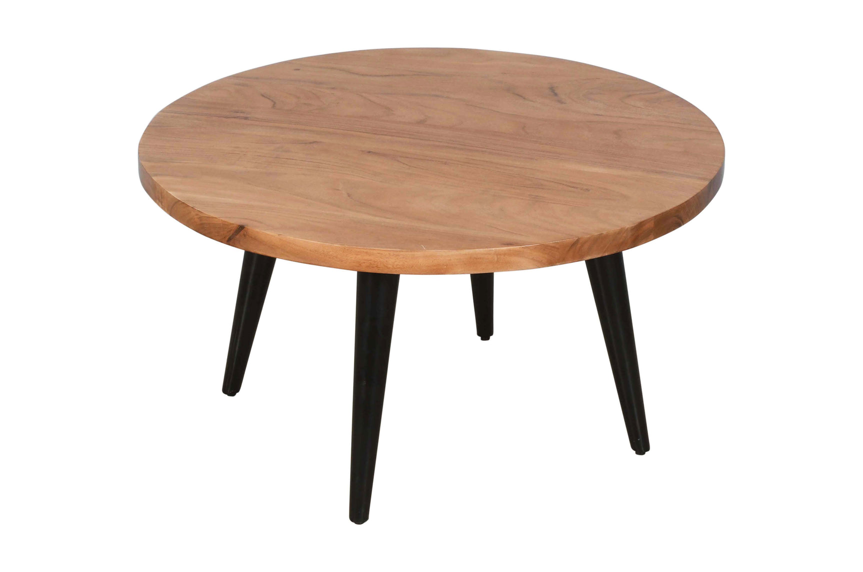 Prelude Suede Round Cocktail Table - Ornate Home