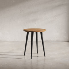 Prelude Suede Round End Table - Ornate Home