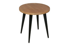 Prelude Suede Round End Table - Ornate Home