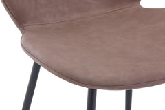 Prelude Walnut Round Dining Table w/ 4 Wright Chairs - Ornate Home