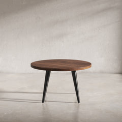 Prelude Walnut Round Cocktail Table - Ornate Home