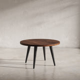 Prelude Walnut Round Cocktail Table - Ornate Home