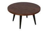 Prelude Walnut Round Cocktail Table - Ornate Home