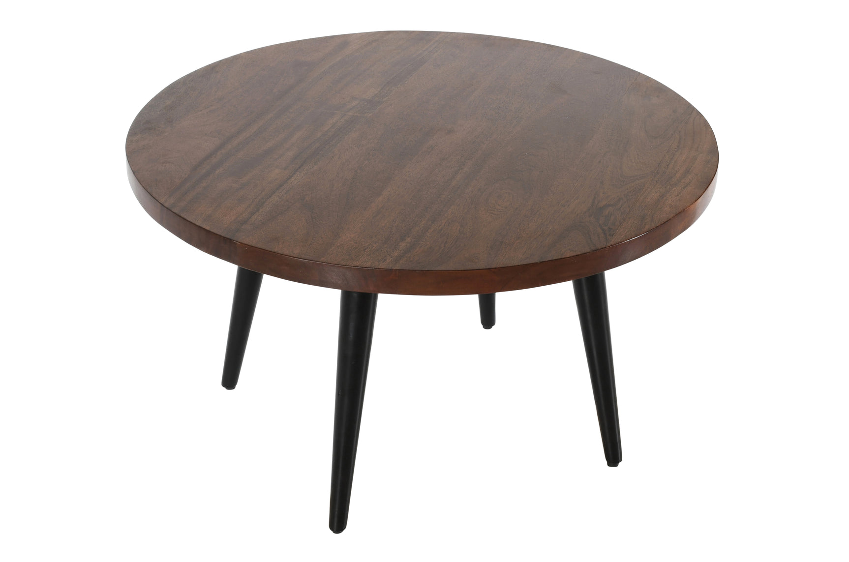 Prelude Walnut Round Cocktail Table - Ornate Home