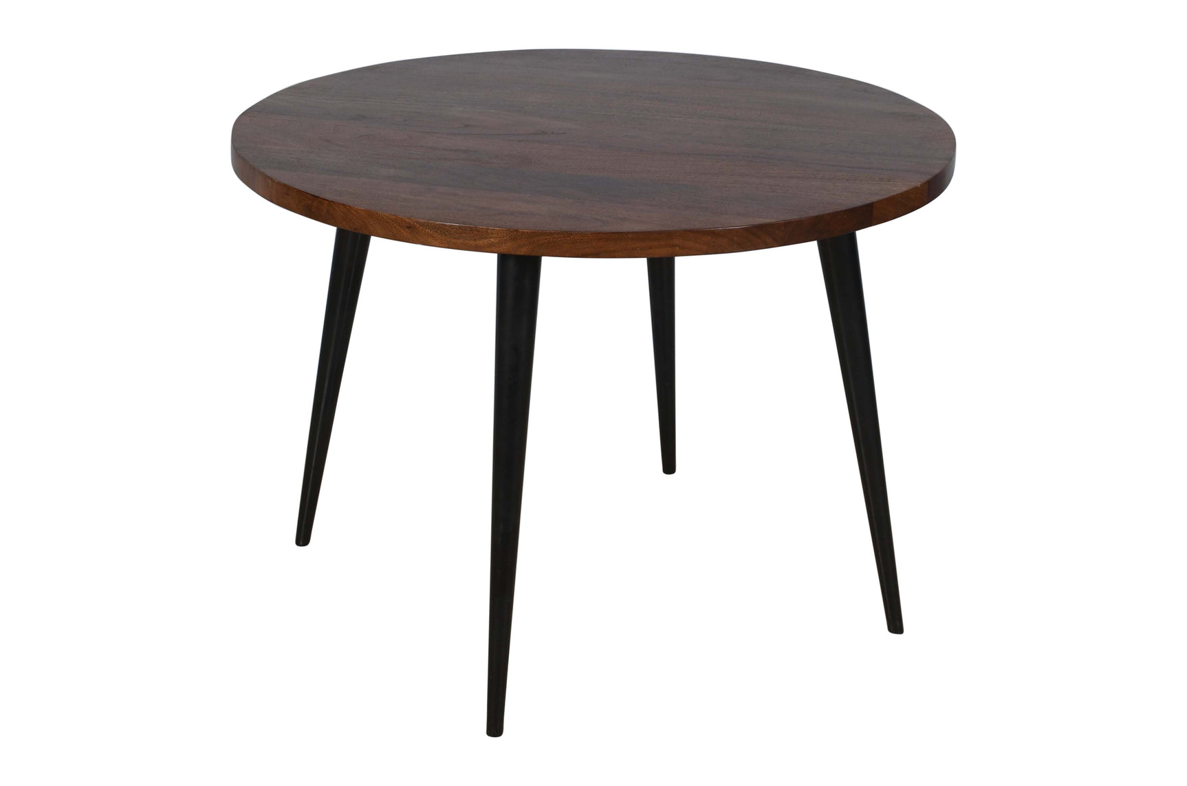 Prelude Walnut Round Dining Table - Ornate Home