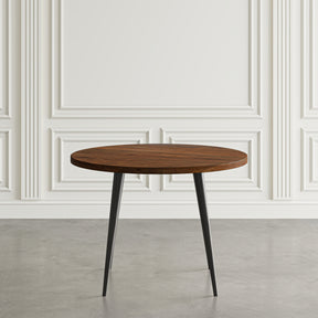 Prelude Walnut Round Dining Table - Ornate Home