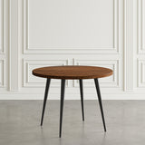 Prelude Walnut Round Dining Table - Ornate Home