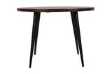 Prelude Walnut Round Dining Table - Ornate Home