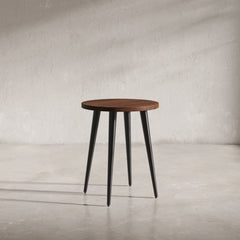 Prelude Walnut Round End Table - Ornate Home