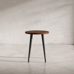 Prelude Walnut Round End Table - Ornate Home