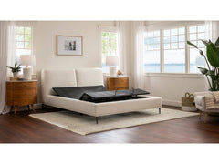Premium Smart Charcoal Cal King Adjustable Base Bed Frame - Ornate Home