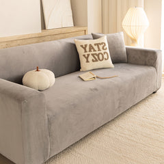 Premium Velvet Thick Stretch Couch Slipcover, Non-Slip Furniture Protector for Pets - Ornate Home