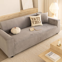 Premium Velvet Thick Stretch Couch Slipcover, Non-Slip Furniture Protector for Pets - Ornate Home