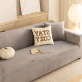 Premium Velvet Thick Stretch Couch Slipcover, Non-Slip Furniture Protector for Pets - Ornate Home