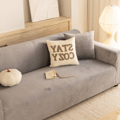 Premium Velvet Thick Stretch Couch Slipcover, Non-Slip Furniture Protector for Pets - Ornate Home