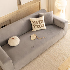 Premium Velvet Thick Stretch Couch Slipcover, Non-Slip Furniture Protector for Pets - Ornate Home