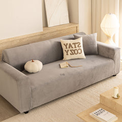 Premium Velvet Thick Stretch Couch Slipcover, Non-Slip Furniture Protector for Pets - Ornate Home