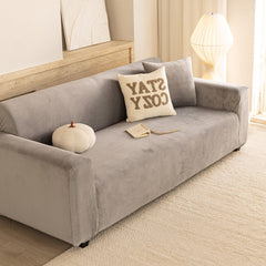 Premium Velvet Thick Stretch Couch Slipcover, Non-Slip Furniture Protector for Pets - Ornate Home