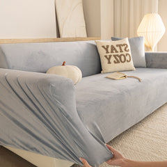 Premium Velvet Thick Stretch Couch Slipcover, Non-Slip Furniture Protector for Pets - Ornate Home