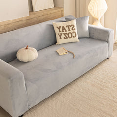 Premium Velvet Thick Stretch Couch Slipcover, Non-Slip Furniture Protector for Pets - Ornate Home