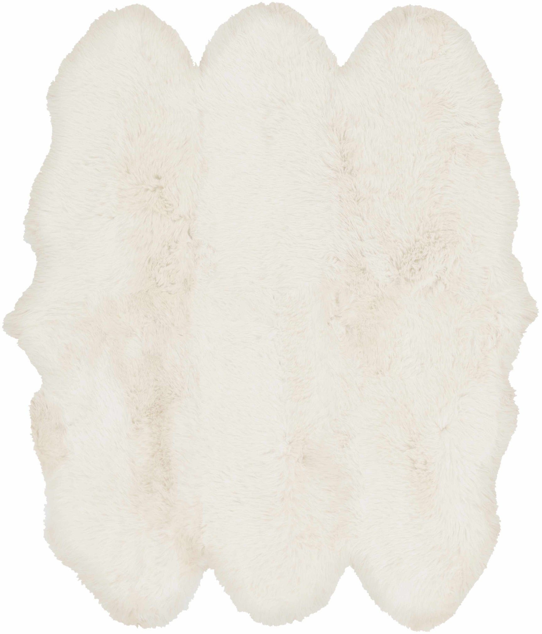 Premium White Soft Sheepskin Rug - Ornate Home