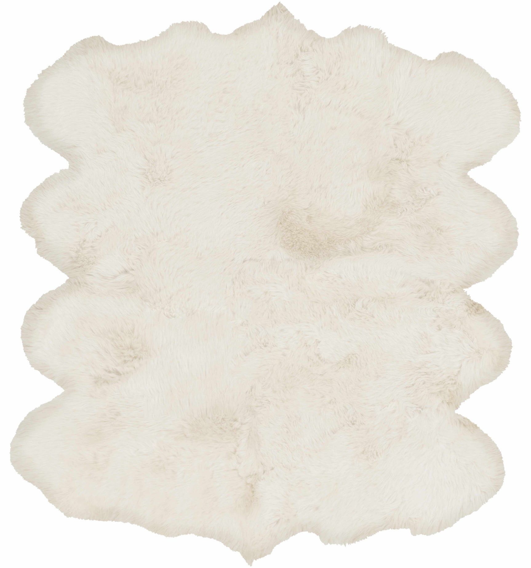 Premium White Soft Sheepskin Rug - Ornate Home