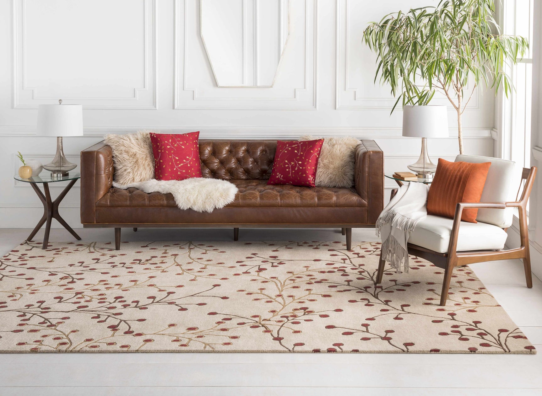 Premium White Soft Sheepskin Rug - Ornate Home