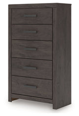 Prendonea Charcoal Chest of Drawers (Online Special Price) - Ornate Home