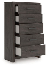 Prendonea Charcoal Chest of Drawers - Ornate Home