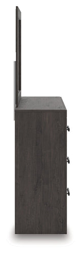 Prendonea Charcoal Dresser & Mirror (Online Special Price) - Ornate Home