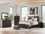 Prendonea Charcoal Dresser & Mirror (Online Special Price) - Ornate Home