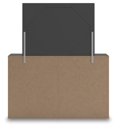 Prendonea Charcoal Dresser & Mirror - Ornate Home