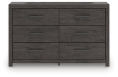 Prendonea Charcoal Dresser and Nightstand - Ornate Home