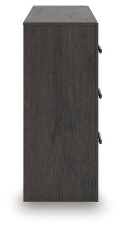 Prendonea Charcoal Dresser and Nightstand - Ornate Home