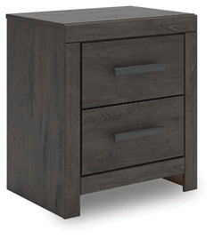 Prendonea Charcoal Dresser and Nightstand - Ornate Home