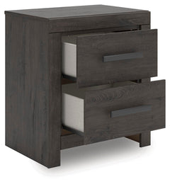 Prendonea Charcoal Dresser and Nightstand - Ornate Home