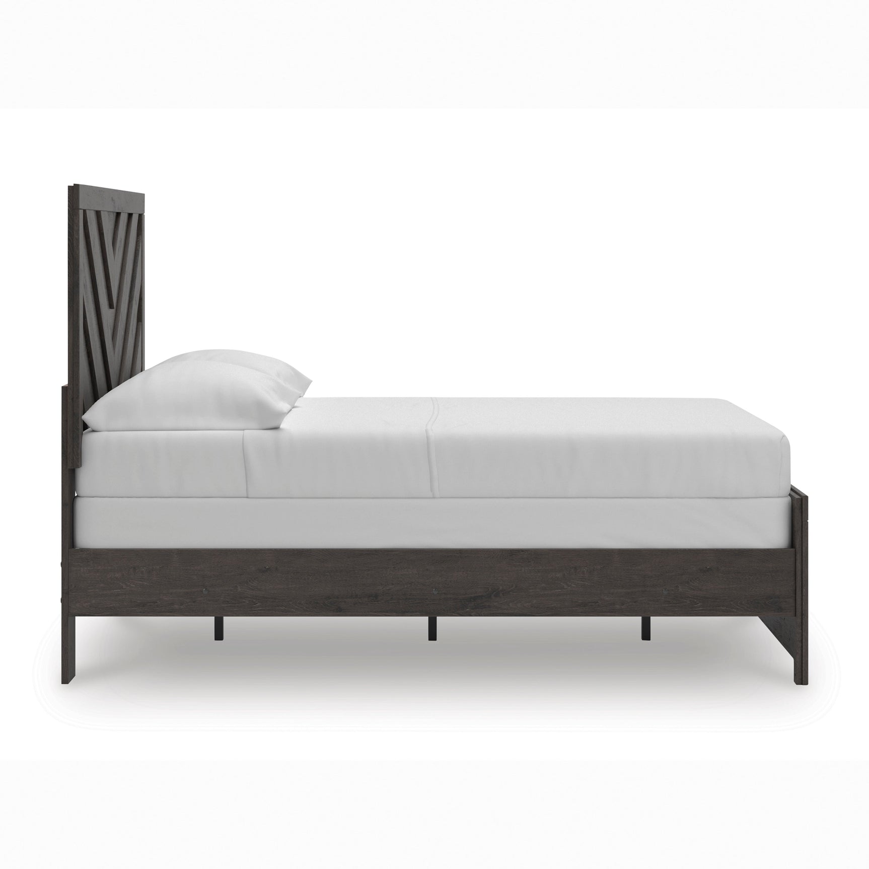 Prendonea Charcoal Full Panel Bed, Dresser and 2 Nightstand (Online Special Price) - Ornate Home