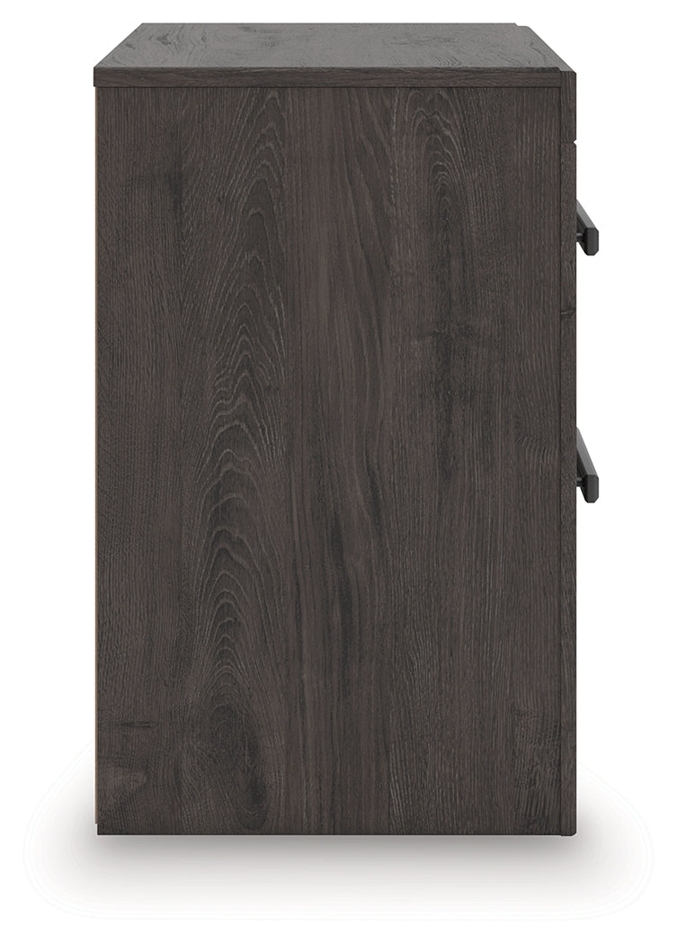 Prendonea Charcoal Full Panel Bed, Dresser, Mirror, Chest and Nightstand (Online Special Price) - Ornate Home
