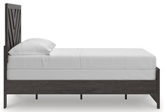 Prendonea Charcoal Full Panel Bed, Dresser and Mirror - Ornate Home